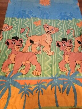 Vintage Twin Sized Lion King 2 Comforter With Kovu And Simba
